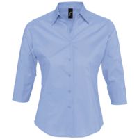 Рубашка женская с рукавом 3/4 EFFECT 140 голубая