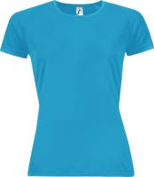 Футболка женская SPORTY WOMEN 140 бирюзовая