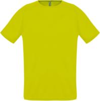 Футболка унисекс SPORTY 140 желтый неон