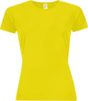 Футболка женская SPORTY WOMEN 140 желтый неон
