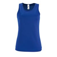 Майка женская SPORTY TT WOMEN, ярко-синяя